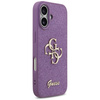 Etui Guess Fixed Glitter Big 4G do       iPhone 17 liliowy