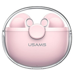 USAMS SŁUCHAWKI BLUETOOTH 5.1 TWS BU SERIES BEZPRZEWODOWE RÓŻOWY /PINK BHUBU04