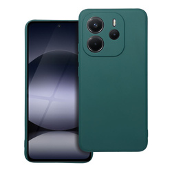 Futerał MATT do XIAOMI Redmi Note 14 4G (GLOBAL - 164,84mm x 78,15mm x 8,16mm) ciemnozielony