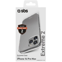 SBS Extreme X2 Case for iPhone 14 Pro Max Transparent