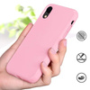 ETUI SILICONE CASE IPHONE XS MAX RÓŻOWY