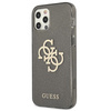 Guess GUHCP12LPCUGL4GBK iPhone 12 ProMax 6,7" czarny/black hard case Glitter 4G Big Logo