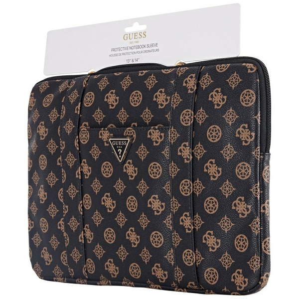 Torba Guess Sleeve 14" Peony Pocket      Triangle czarny