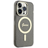 Guess GUHMP14XHCMCGK iPhone 14 Pro Max6.7" czarny/black hardcase Glitter Gold MagSafe