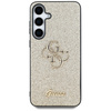 Etui Guess Fixed Glitter Big 4G Metal    Logo do Samsung Galaxy S25+ złoty
