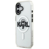 Etui Karl Lagerfeld IML Karl Sketch Logo MagSafe do iPhone 17 przezroczysty