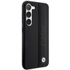 Etui BMW Leather Textured & Stripe na Samsung Galaxy S23 - czarne
