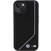 Etui BMW Perforated Twisted Line MagSafe na iPhone 15 / 14 / 13 - czarne