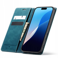 Spacecase Etui Wallet iPhone 16 blue