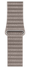 ORYGINALNA OPASKA APPLE LEATHER LOOP 44/45/46/49MM MQVN2ZM/A ROZMIAR M SZARY ORYGINALNA PLOMBA