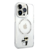 KARL LAGERFELD KLHMP14XHNKCIT IPHONE 14 PRO MAX 6,7" HARDCASE TRANSPARENT ICONIC KARL&CHOUPETTE MAGSAFE