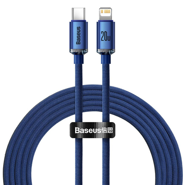 Baseus CAJY000303 Lightning - USB-C PD cable 20W 480Mb/s 2m - blue
