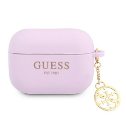 GUESS GUAPLSC4EU AIRPODS PRO COVER PURPLE/PURPLE CHARM 4G COLLECTION