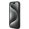 DKNY DKHCP14SPCPTSSK iPhone 14 / 15 / 136.1" czarny/black hardcase Leather Checkered Mono Pattern & Printed Stripes