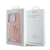 Guess GUHCP16LHG4SGP iPhone 16 Pro 6.3" różowy/pink hardcase Fixed Glitter Big 4G