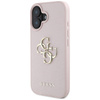 Etui Guess Grained Big 4G Logo Small     Classic Logo do iPhone 16 różowy