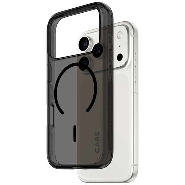 Etui CARE by PanzerGlass Flagship Urban  Explorer w. Black MagSafe do iPhone 17 Pro dymny