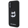 Karl Lagerfeld KLHMP16SSCHPPLK iPhone 16 czarny/black HC MagSafe Sil Choupette Head Print