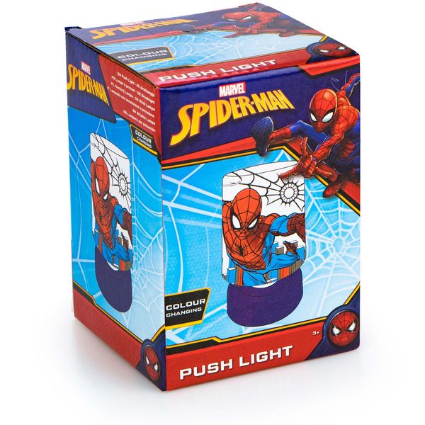 SPIDERMAN NIGHT LAMP CHANGING THE COLORS  EXHIBITION