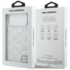 Etui Karl Lagerfeld IML KL Monogram      MagSafe do iPhone 17 Pro Max biały