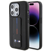 BMW Grip Stand Smooth &amp; Perforated case for iPhone 15 Pro Max - black