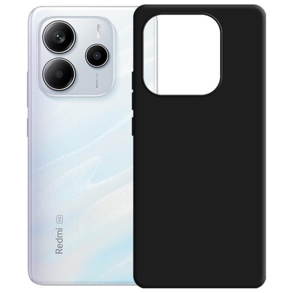 Etui 3MK Silicone Case do Xiaomi Redmi   Note 14 5G czarny