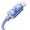 Baseus CAJY000305 Lightning - USB-C PD cable 20W 480Mb/s 2m - purple
