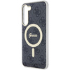 Guess GUHMS23SH4STK S23 S911czarny/black hardcase 4G MagSafe