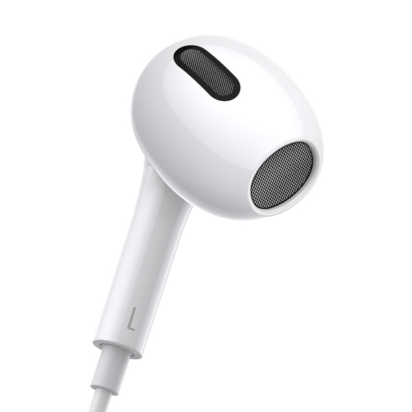Baseus Encok H17 3.5mm minijack wired headphones white (NGCR020002)