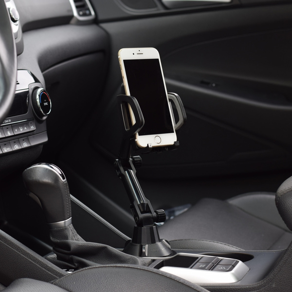 SMARTPHONE CAR HOLDER FOR CUP HOLDER BLACK
