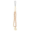 Guess zawieszka GUSTSAS4P Phone Strapróżowy/pink Chain Metal 4G Charm