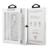 Guess GUHCP13MPCUMAWH iPhone 13 / 14 /15 6.1" biały/white hardcase Marble