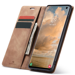 Spacecase Etui Wallet Galaxy S10 light brown