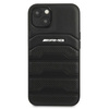 AMG AMHCP13SGSEBK iPhone 13 mini 5,4"  czarny/black hardcase Leather Debossed Lines