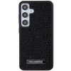 Etui Karl Lagerfeld Rhinestone Metal Logo na Samsung Galaxy S24 - czarne