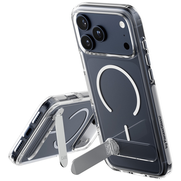 Etui CARE by PanzerGlass Feature w.      Kickstand MagSafe do iPhone 17 Pro Max przezroczysty