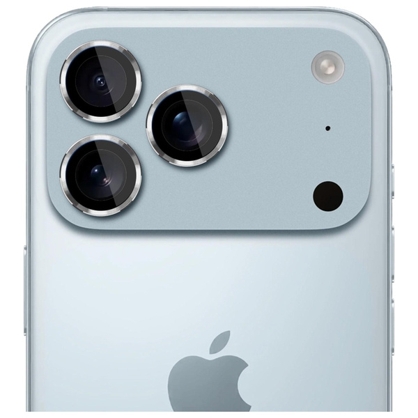 Ochrona na obiektyw aparatu 3MK Lens Protection Pro do Apple iPhone 17 Pro / 17 Pro Max srebrny