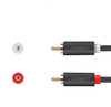 Kabel Ugreen AV104 10520 audio 2RCA (męski) / 2RCA (męski) 5m - szary