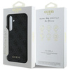 Guess GUHCS24FEG4GFGR S24 FE S721        szary/grey hardcase 4G Metal Gold Logo