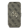 Guess GUBKP16S4GMGBR iPhone 166.1" brązowy/brown book 4G Metal Logo