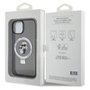 Etui Karl Lagerfeld Ring Stand Karl&Choupettte MagSafe do iPhone 15 Plus - czarne