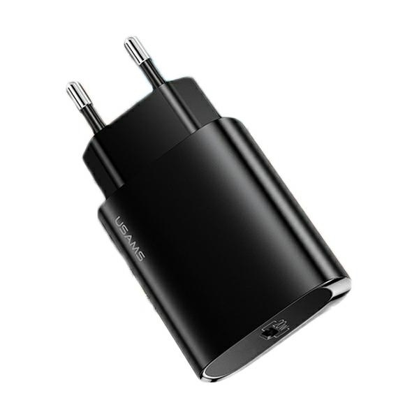 USAMS Ład. siec. 1xUSB-C T39 20W(only head) PD3.0 Fast Charging czarny/black CC131TC01 (US-CC131)