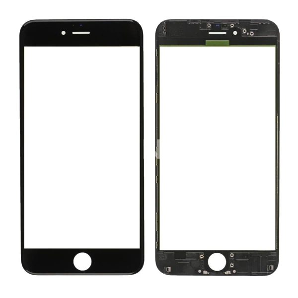 Front screen + frame + OCA 6P BLACK