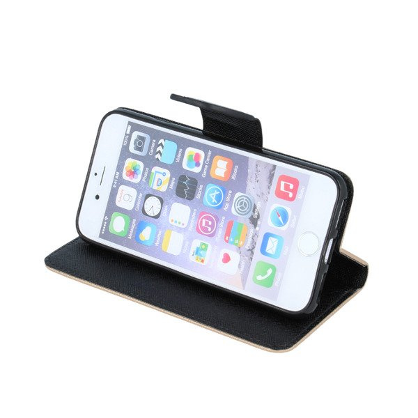 ETUI FANCY BOOK HUAWEI P9 LITE MINI ZŁOTO-CZARNY