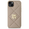 DKNY DKHCP15MPQDSLE iPhone 15 Plus 6.7"  beżowy/beige Quilted Stack Logo