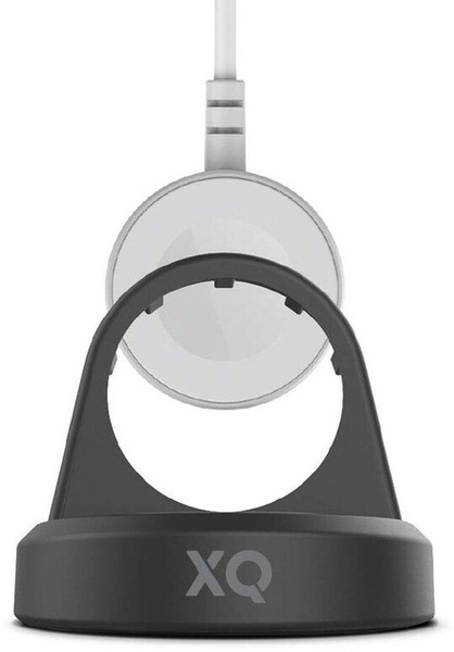 Ładowarka indukcyjna Xqisit NP Kabel ładujący do Apple Watch MFI USB-C ze stojakiem Biały