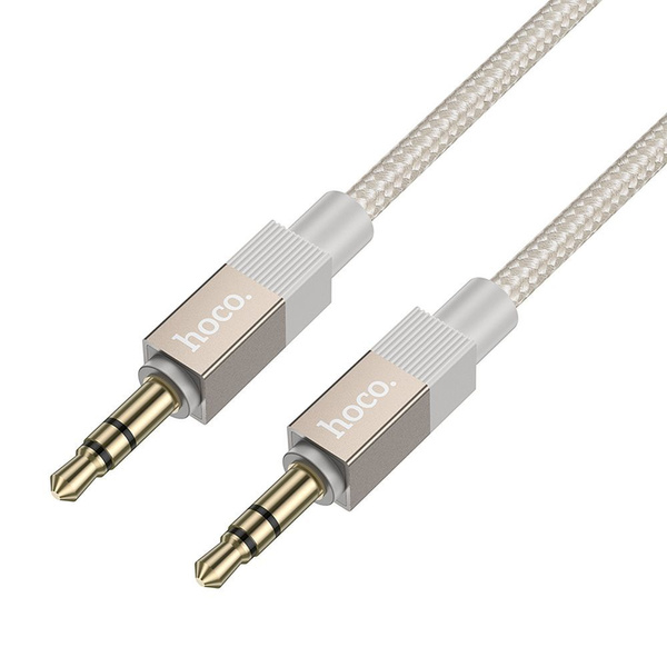 Kabel AUX Jack 3,5 mm (męski) do Jack 3,5 mm (męski) Hoco 1 m UPA32 złoty