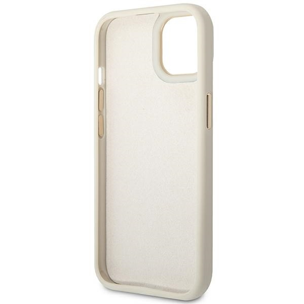 Guess GUHCP14MHGCRHS iPhone 14 Plus / 15 Plus 6.7" srebrny/silver hardcase Croco Collection
