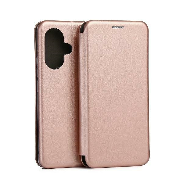 Beline Etui Book Magnetic Xiaomi Redmi Note 13 Pro+ 5G różowo-zloty/rose gold