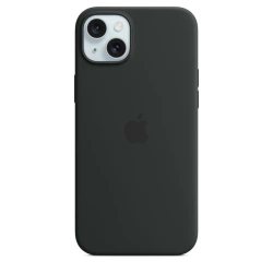 APPLE SILICONE CASE MT103ZM/A IPHONE 15 PLUS BLACK ORYGINALNA PLOMBA